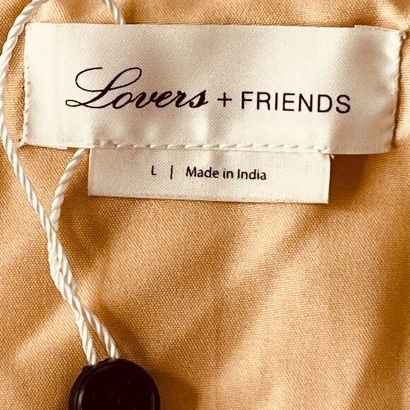 Lovers & Friends Chloe Mini Dress Girls Night Size L Sequin Rose Gold Disco - Picture 9 of 15